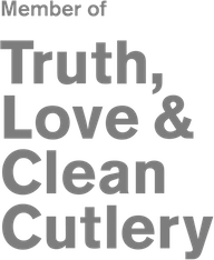 Truth Love and Clean Cutlery logo